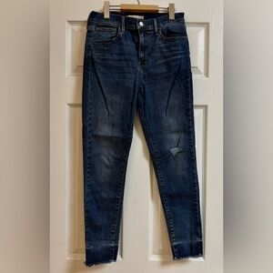 Levi's 720 High Rise Super Skinny Blue Jeans // 28